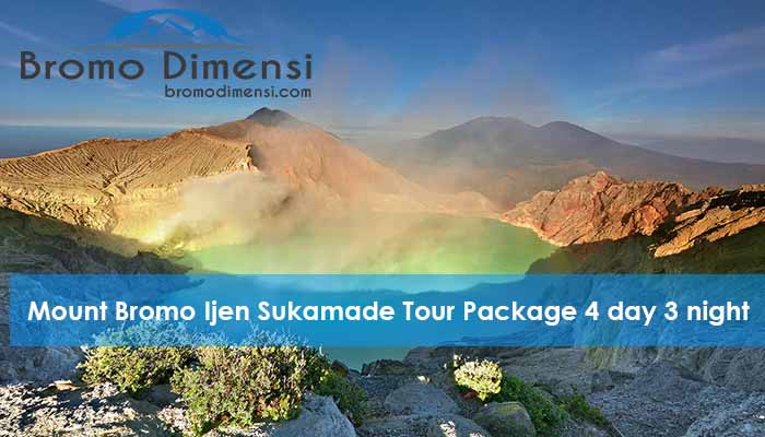 Ijen Crater Mount Bromo Ijen Sukamade Tour Packages 4 day 3 night